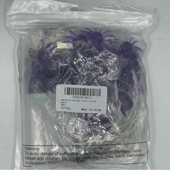 Halloween Spider and Skull Decoration String LED Lights - Picture 9 of 10